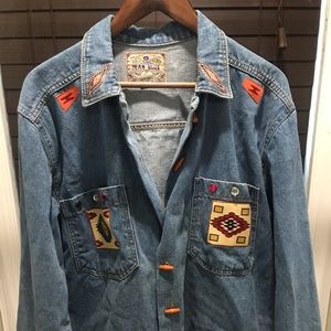 Vintage Denim Western Jacket